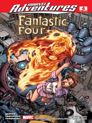 cover image of Marvel Adventures Fantastic Four, Issue 4